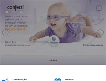 Tablet Screenshot of confettiagencia.com.br